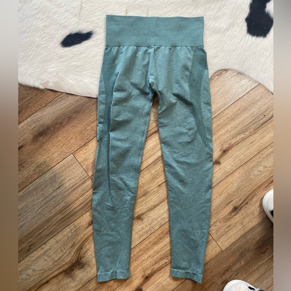 NVGTN Forest Green Contour Seamless Leggings - Picture 2 of 11